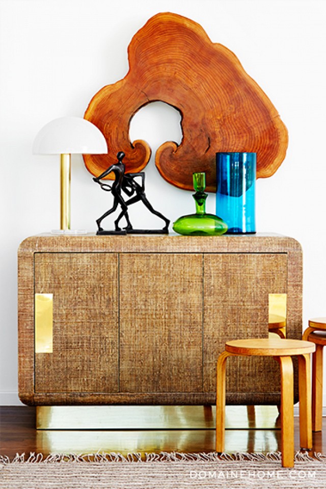 mid century mod, antique chic living room vignette. Get the look from Bidsquare Auctions