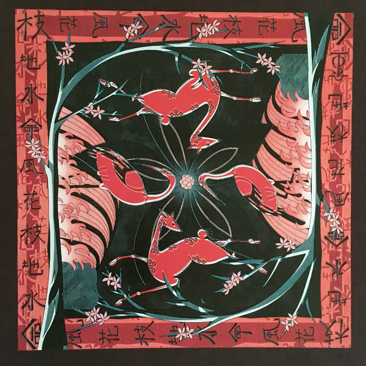 japanese inspired scarf print by The Style Safari