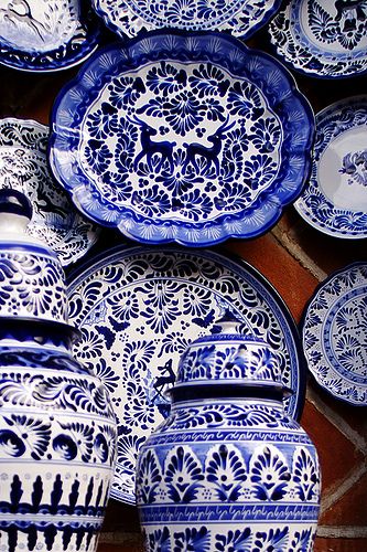 Design Quiz- Traditional Blue and White Pottery, pottery from around the world, how to identify blue white pottery