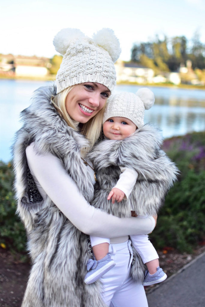 Mommy and Me Style- Faux Fur Vest 2
