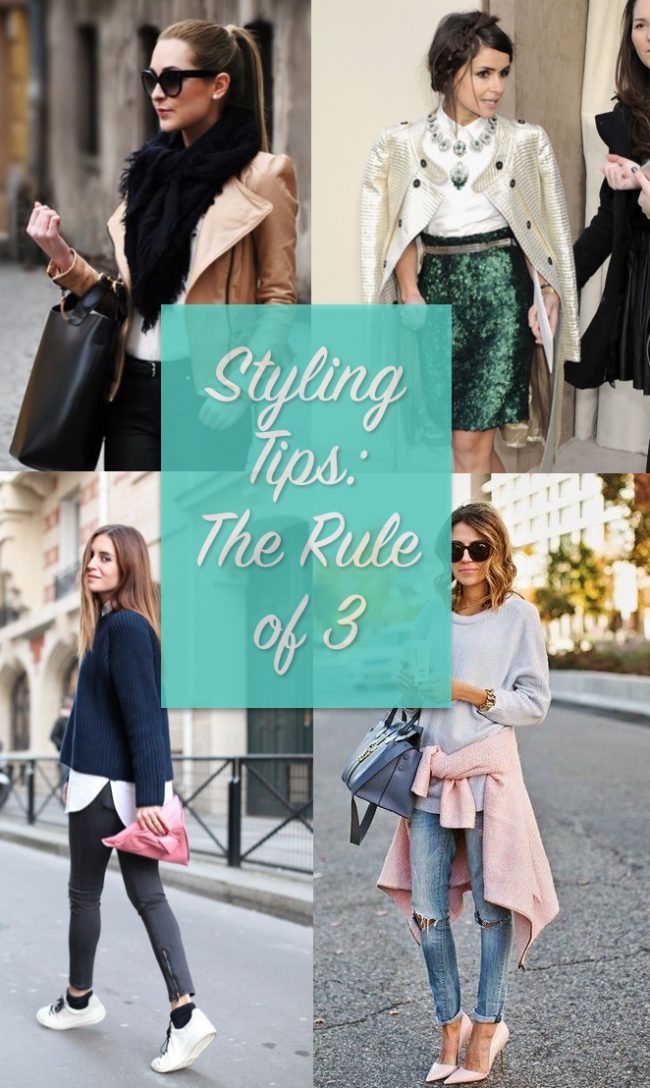 The Rule of 3 styling tips // thestylesafari.com