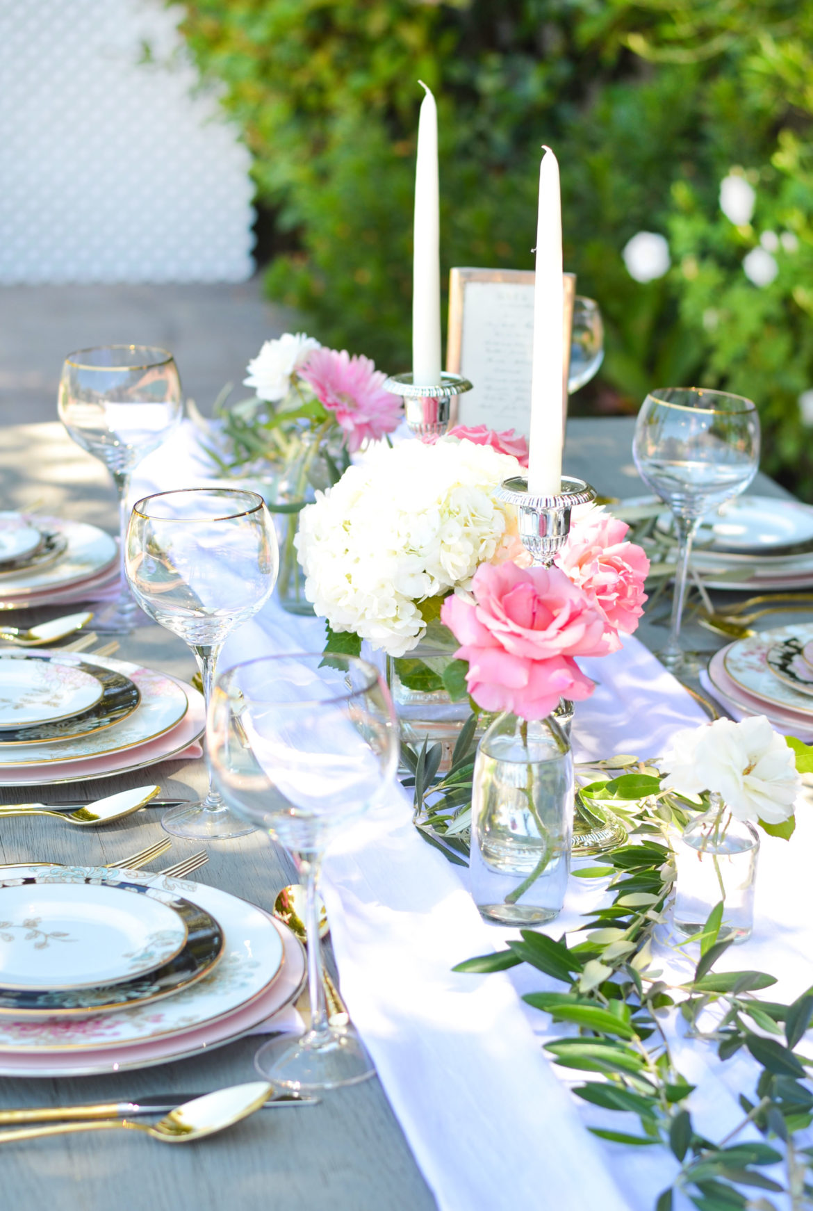 Bohemian Glam Table with Table+Dine and Marchesa 'Painted Camellia'