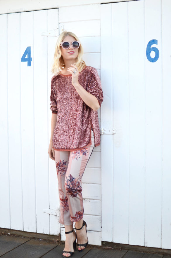 pink pajama outfit