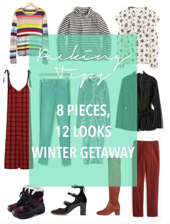 Packing Tips: 8 Pieces, 12 Looks, for a Winter Getaway • theStyleSafari