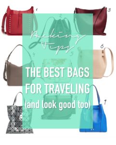 Packing Tips: 9 of The Best Bags for Traveling (That look good too ...