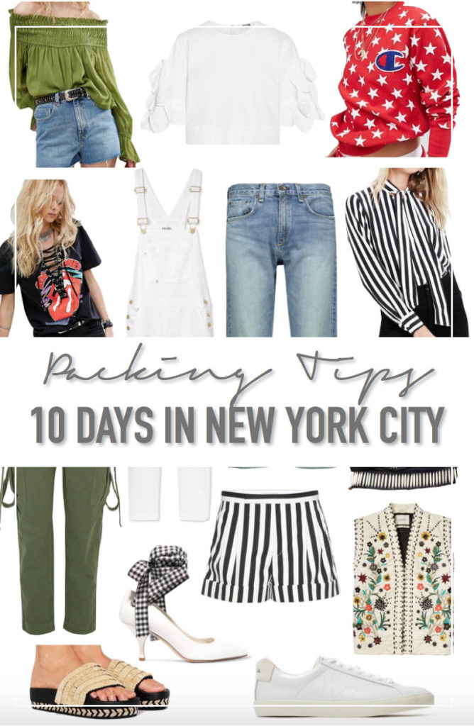 Packing Tips 10 Days in New York City, 13 pieces, 50 looks