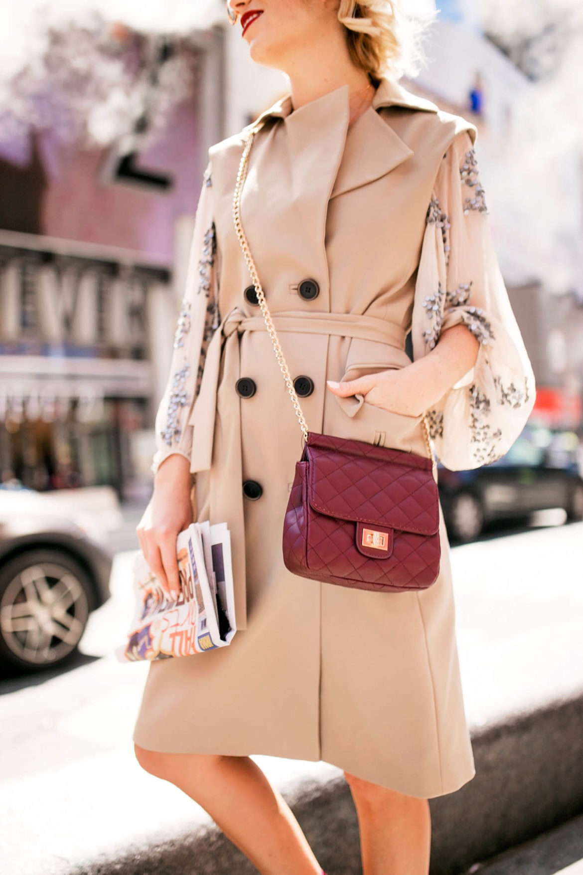 My New Favorite Piece the Trench Coat Vest • theStyleSafari