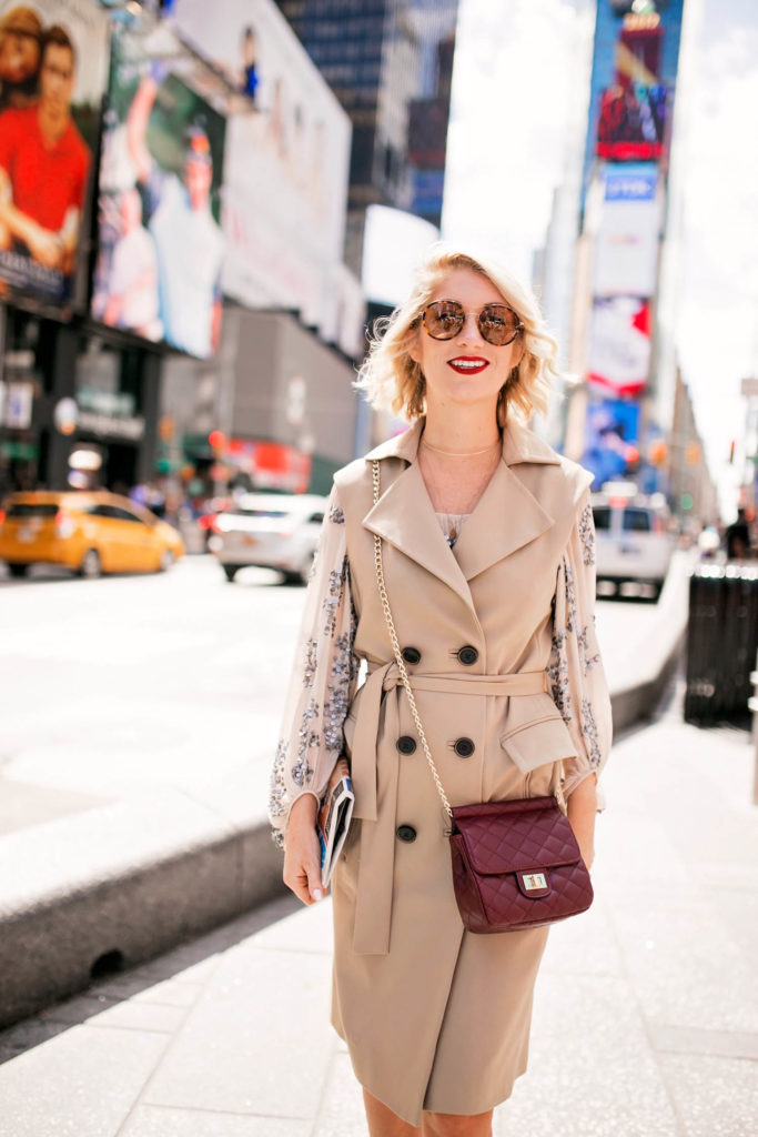 how to wear a Trench Coat Vest