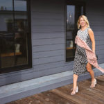 what is the perfect day? pregnancy style, maternity fashion, the bump, DVF dress via rent the runway, pink black white