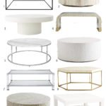 10 modern light and white coffee tables, home decor, round coffee tables