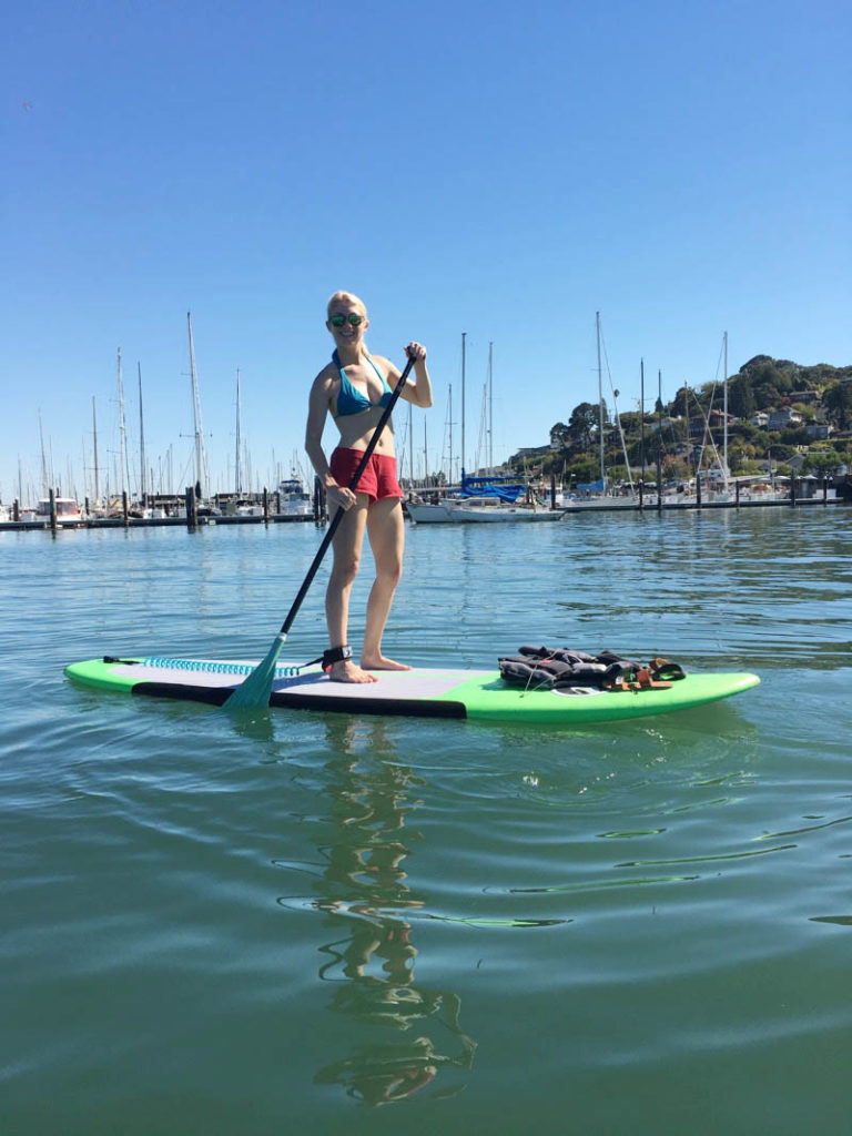 The Style Safari's Guide to Sausalito - stand up paddleboarding