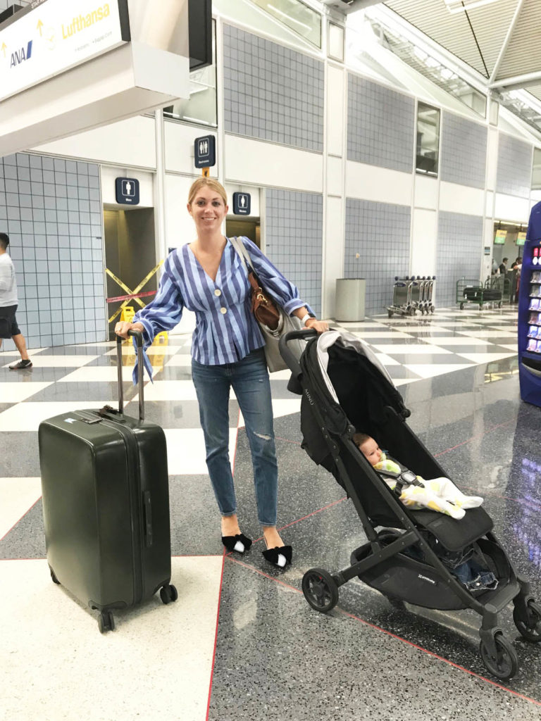 travel tips for baby, traveling with baby, uppababy MINU