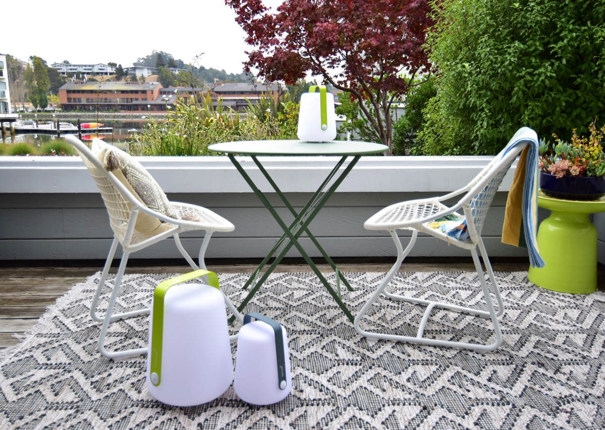 patio redecoration with ajna living fermob
