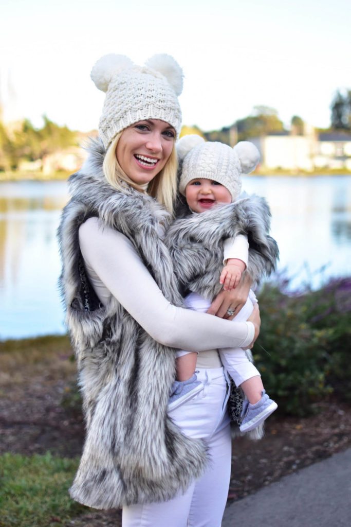 Mommy and Me Style- Faux Fur Vest 6