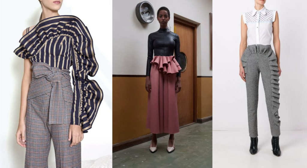 5 Fashion Design Projects for 2019 ruffle pants