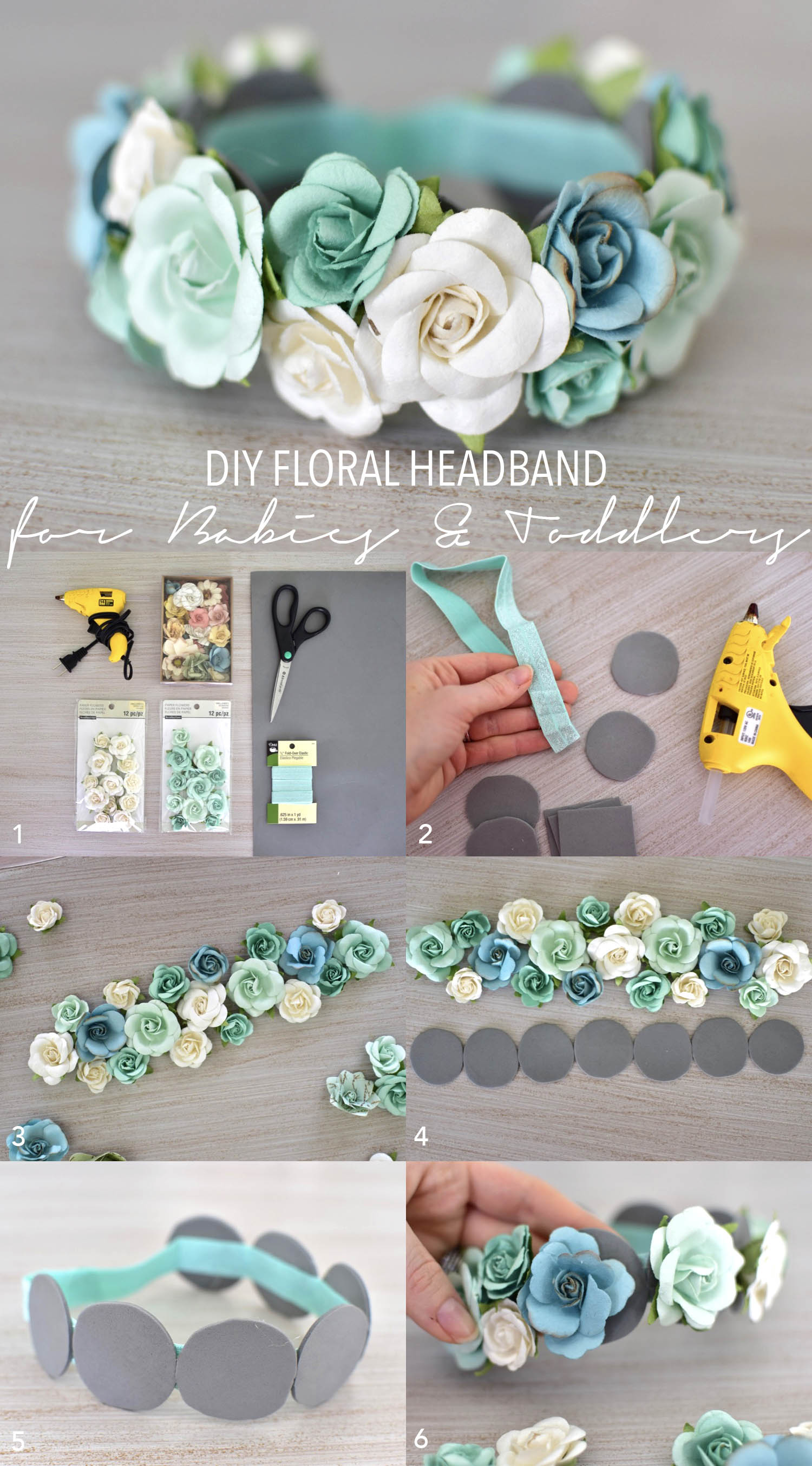 DIY Floral Headband for Babies and Toddlers