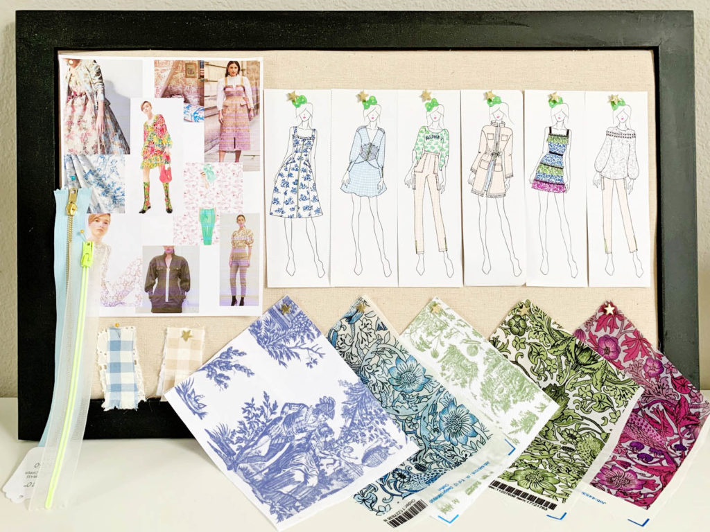 France Collection Inspiration, how to design a fashion collection, toile