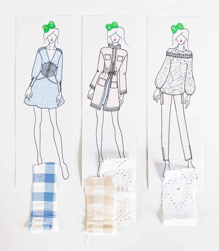 France Collection Inspiration, how to design a fashion collection, toile