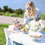 Marina's First Spring Garden Birthday Party, easter party ideas, baby first birthday, blue and green party 13