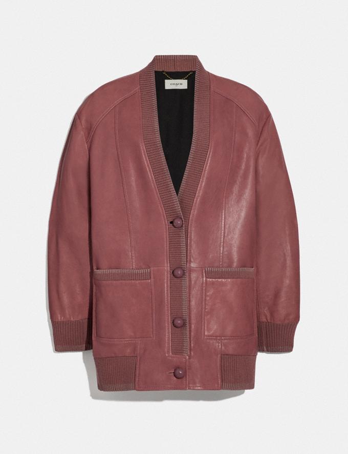 7 Items I Can Make, But Will Probably Buy, Coach leather cardigan