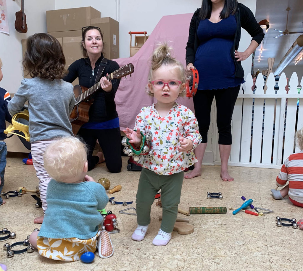 best toys and activities for an 18 month old, music class