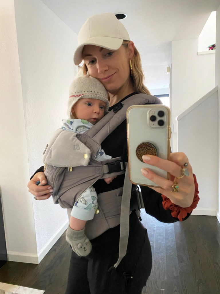 postpartum update 12 weeks, lille baby carrier