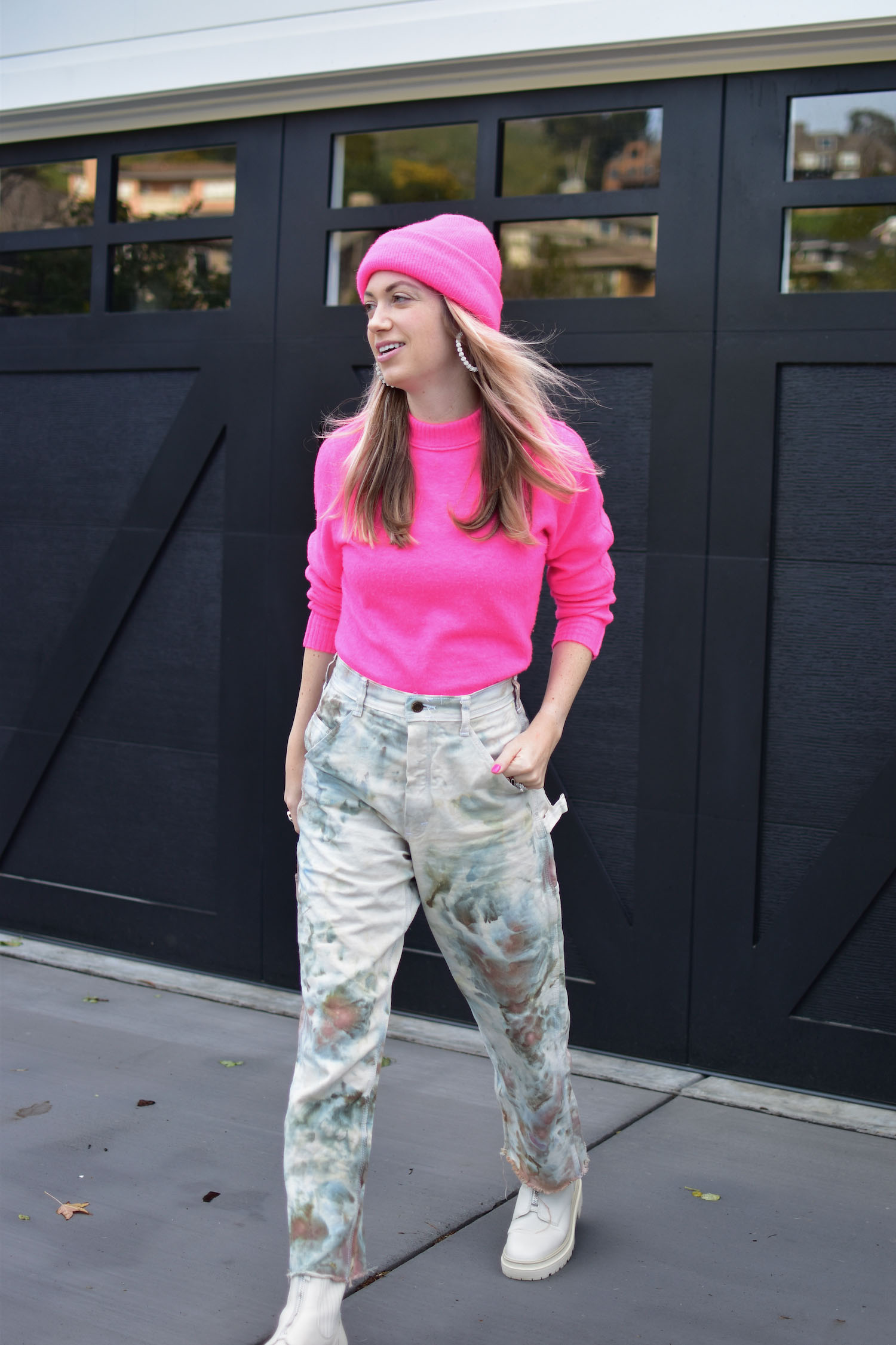 outfits with white combat boots