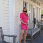 36 Week Bumpdate: Baby #3, pink mini dress