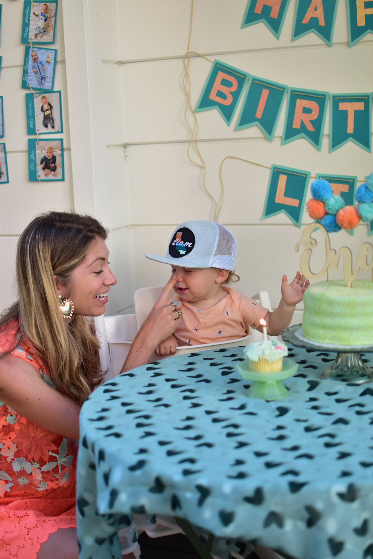 California Surf Theme Birthday Party - Liam's first birthday