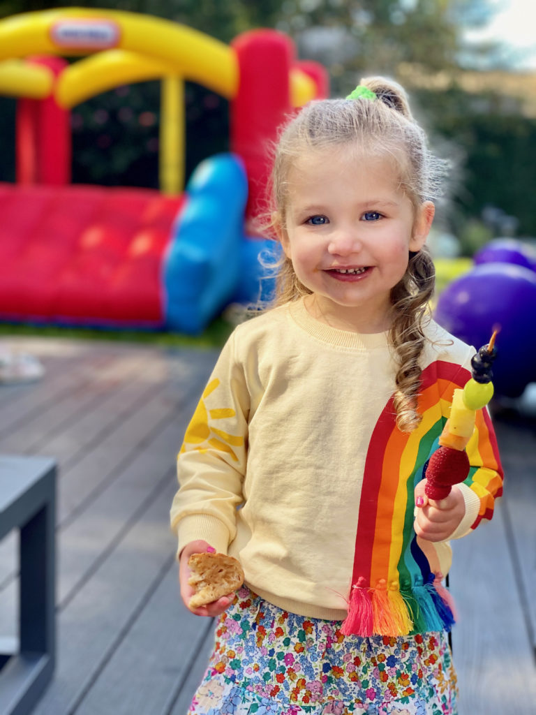 Rainbow birthday party - rainbow sweater